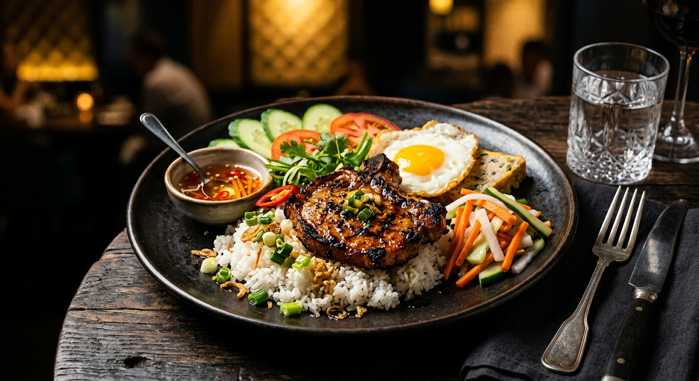 Grilled Pork Rice Platter